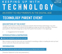 Load image into Gallery viewer, family ministry conference on technology for children and youth